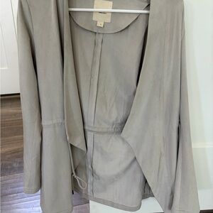 Thread & Supply Light Draped Trench Jacket